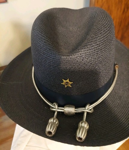 Stratton State Trooper Campaign Hat Vintage 7 1/4" Chicago Made - photo 2