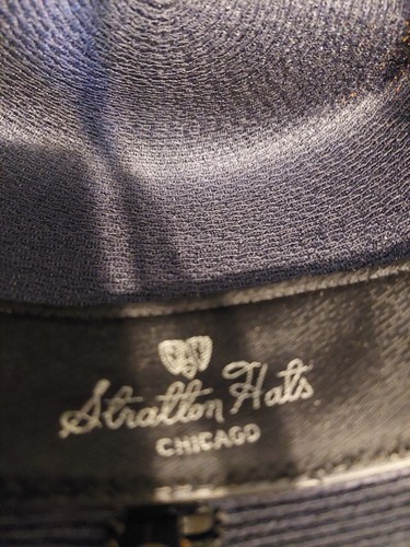 Stratton State Trooper Campaign Hat Vintage 7 1/4" Chicago Made - photo 3