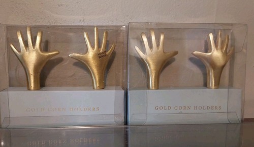 Fun Corn Holders Shaped Like Hands, 2 Pair