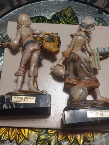 Vintage Simonelle Depose Italy Figurine Pair Boy and Girl - photo 2