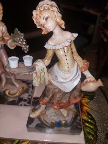 Vintage Simonelle Depose Italy Figurine Pair Boy and Girl - photo 3