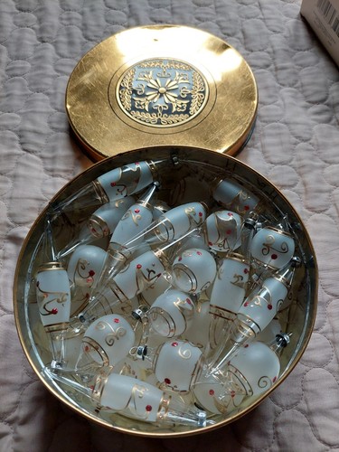 38 Glass Miniature Ornaments In 3 Different Shapes