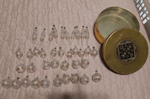 38 Glass Miniature Ornaments In 3 Different Shapes - photo 2