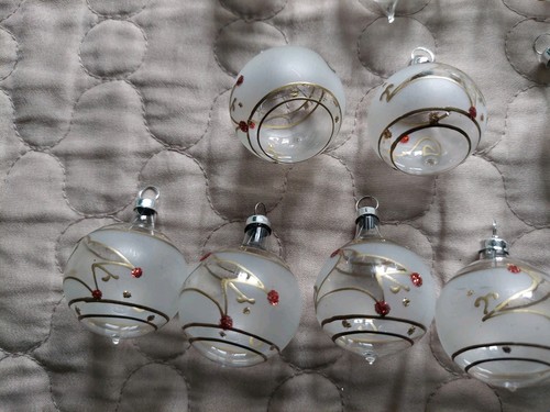 38 Glass Miniature Ornaments In 3 Different Shapes - photo 4