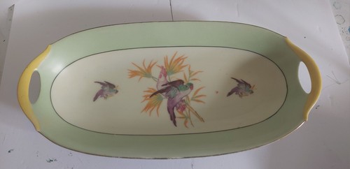 Antique Bavarian Tidbit Plate