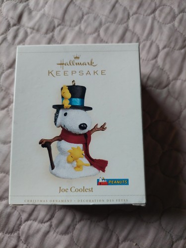 2006 JOE COOLEST Hallmark Snoopy Ornament In Box