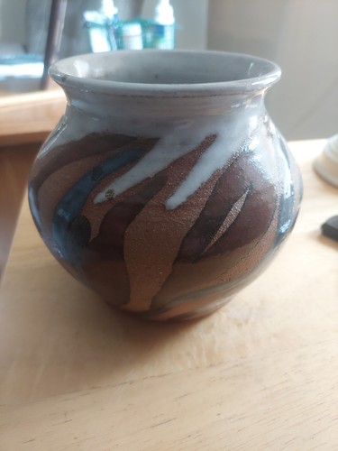 Art Pottery Bowl/Vase Signed Thorson-2005 - photo 2