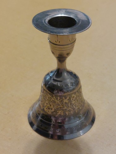 Vintage Silver plated Candle Bell