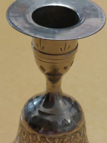 Vintage Silver plated Candle Bell - photo 4