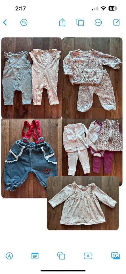Spring baby girl clothes 6-9 month bundle