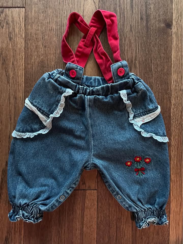 Spring baby girl clothes 6-9 month bundle - photo 4