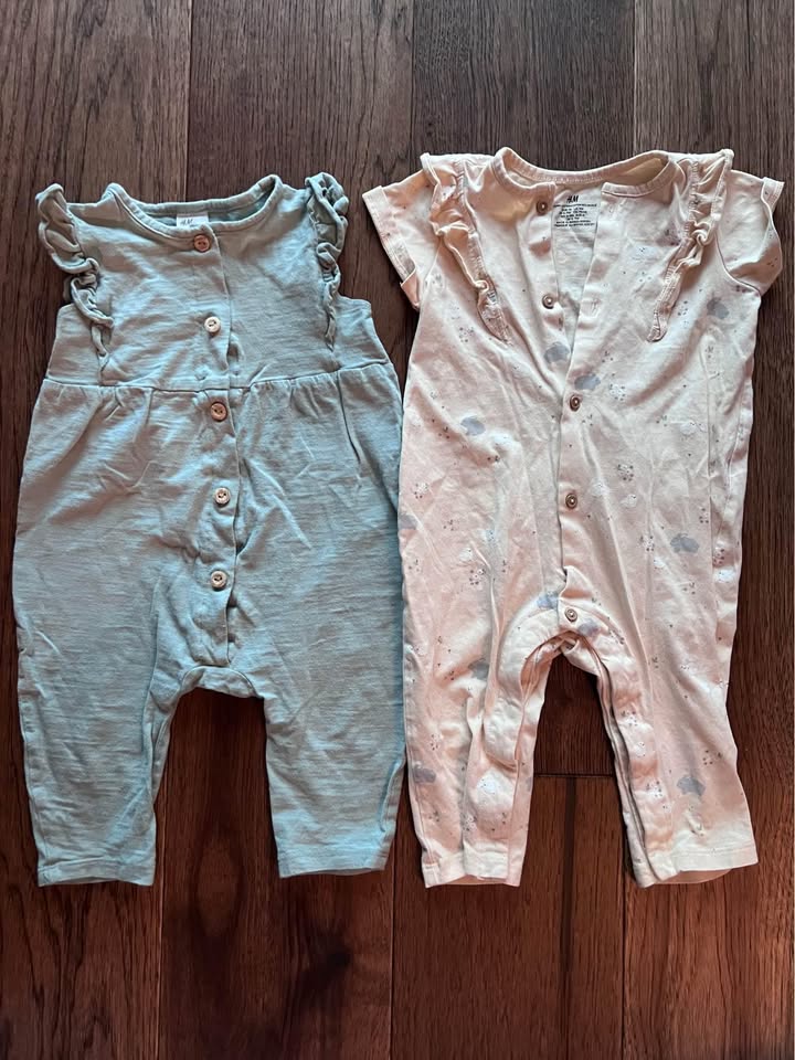 Spring baby girl clothes 6-9 month bundle - photo 5
