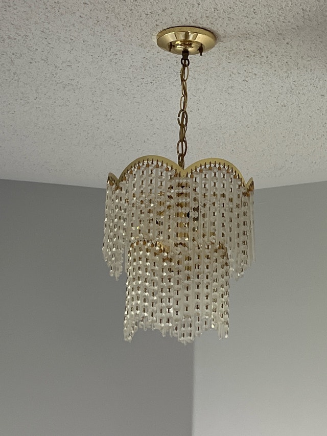 Crystal Tiered Chandelier(s) 1 double and 4 single tiers - photo 2