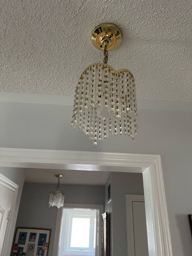 Crystal Tiered Chandelier(s) 1 double and 4 single tiers - photo 3