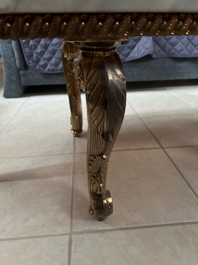 Marble Coffee Table & 2 end tables - photo 3