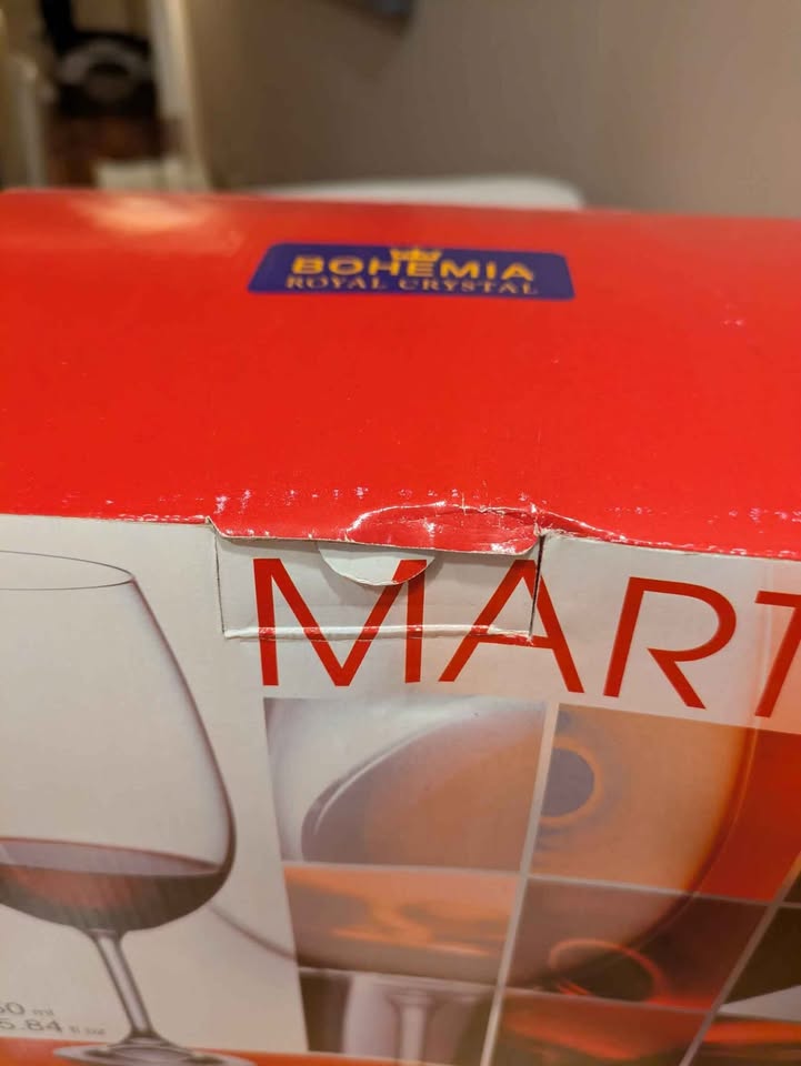 Brand new Bohemia wine glasses - photo 3