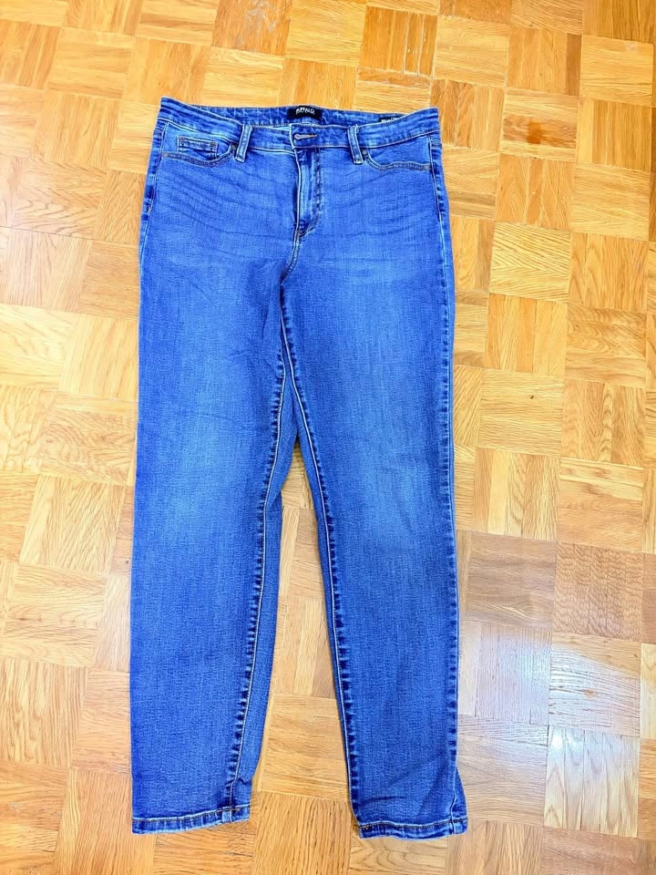 Buffalo mid wash high rise jeans
