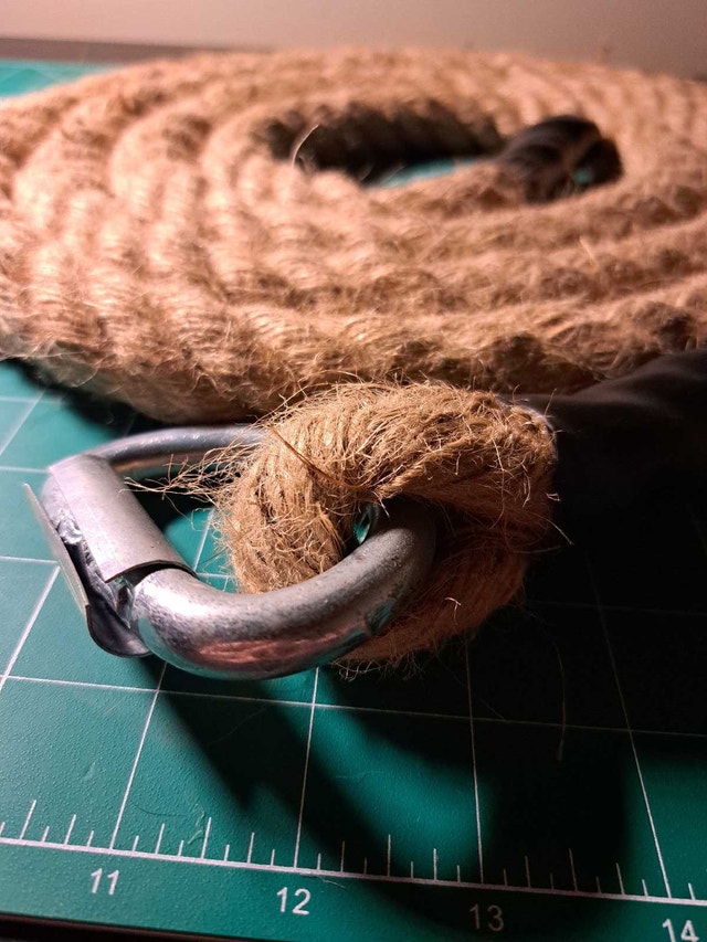 11' Long Hemp Climbing Rope (Fitness) - photo 2