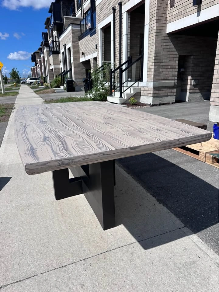 Refinished kitchen table - photo 3