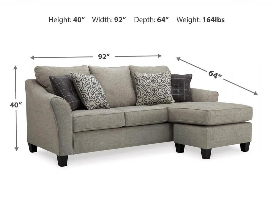 Ashley Furniture sofa bed with chaise - photo 4