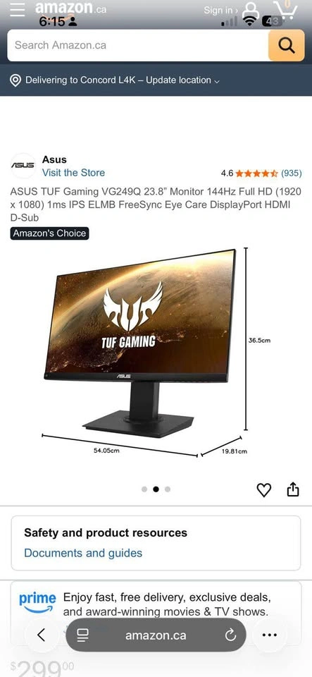 ASUS Gaming Monitor - photo 3