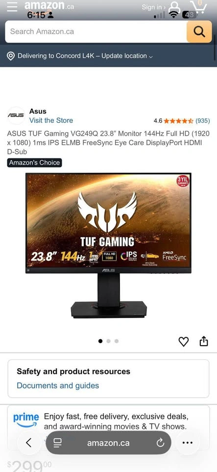 ASUS Gaming Monitor - photo 4