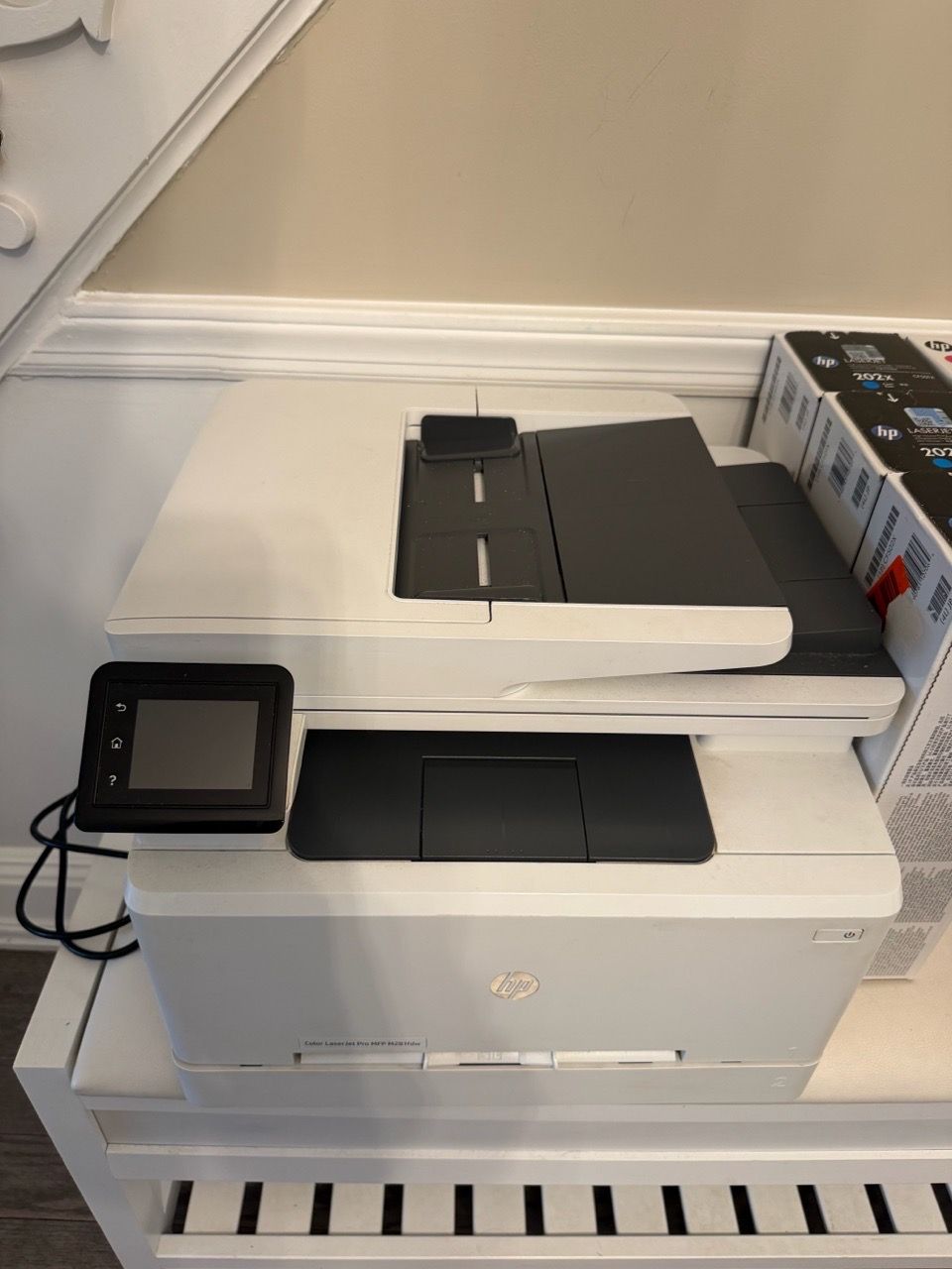 HP Color LaserJet Pro MFP M281fdw With 5 Ink Cartridges