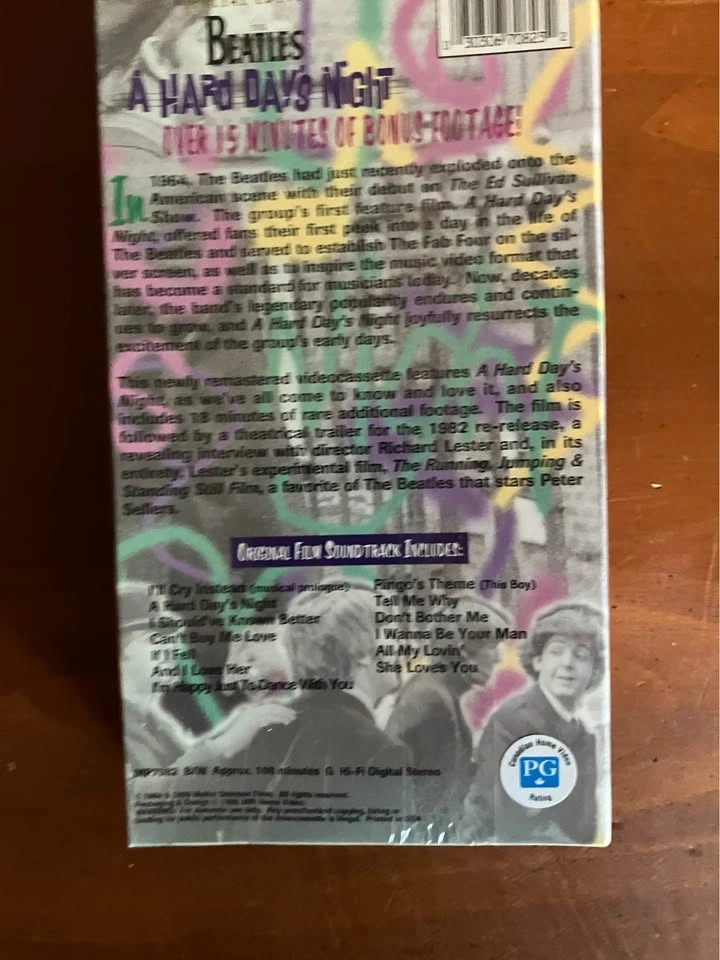 The Beatles Help! and A Hard Day's Night VHS Set - 1995 - photo 4