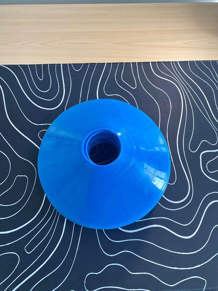 Blue soccer training cones (20)