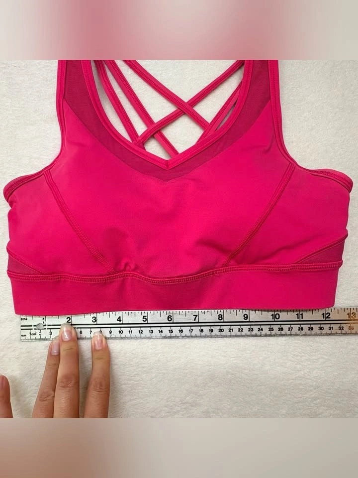 Lululemon Strap It Like It Is Hot Sports Bra Boom Juice Pink 6 - photo 4