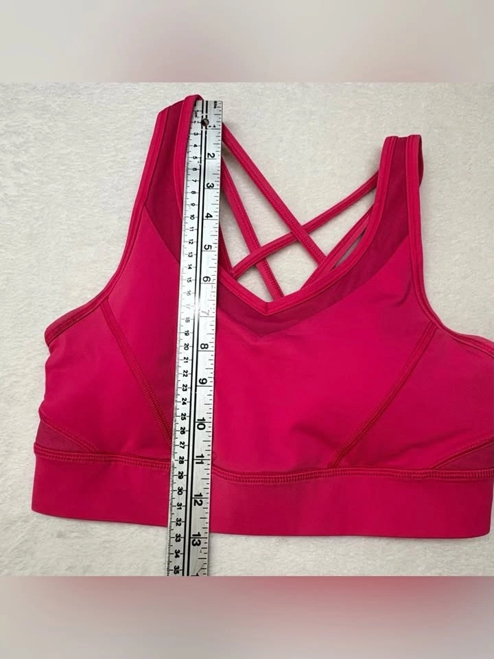 Lululemon Strap It Like It Is Hot Sports Bra Boom Juice Pink 6 - photo 5
