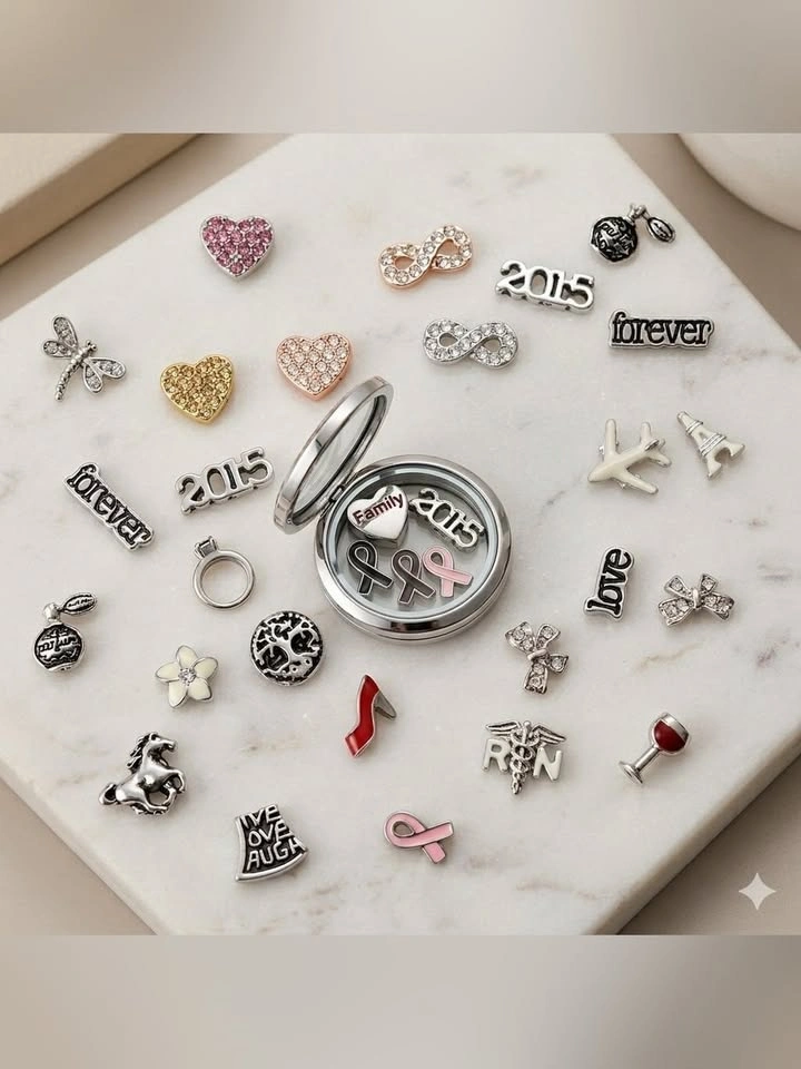 South Hill Designs Floating Locket Charm Lot of 27