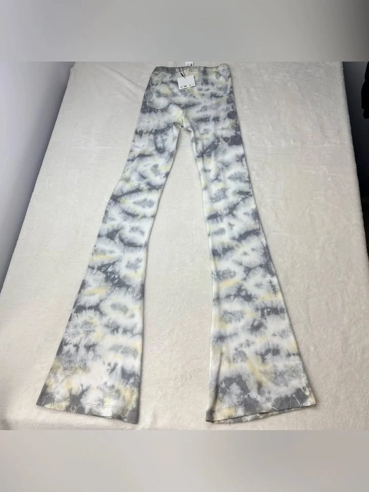 Zara Tie Dye Flare Leggings Slouch Ribbed Pants Size S - photo 4