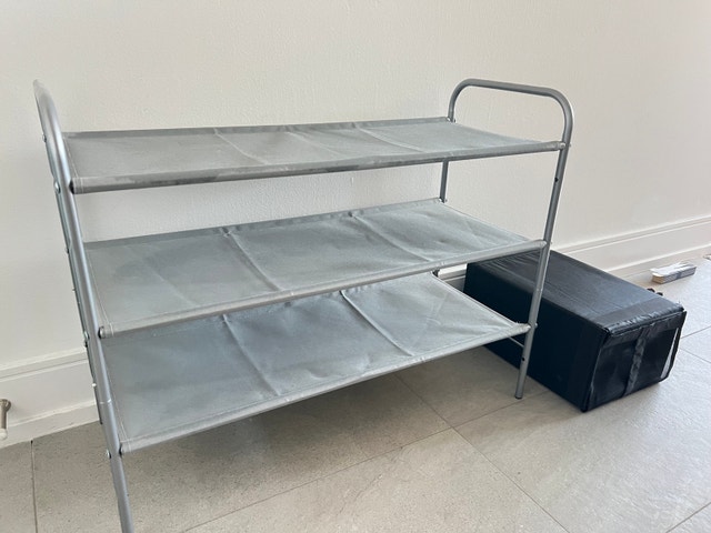 3-Tier Fabric Shoe Rack - photo 2