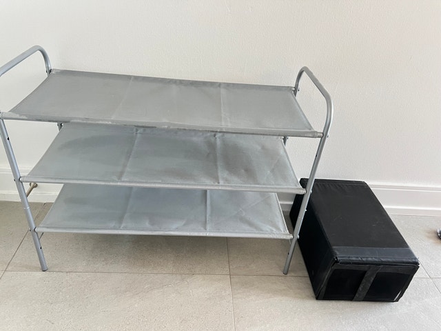 3-Tier Fabric Shoe Rack - photo 3