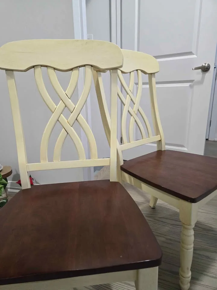 Brunico Two-Tone Antique Dining Chairs (Set of 2) image indicator(2)