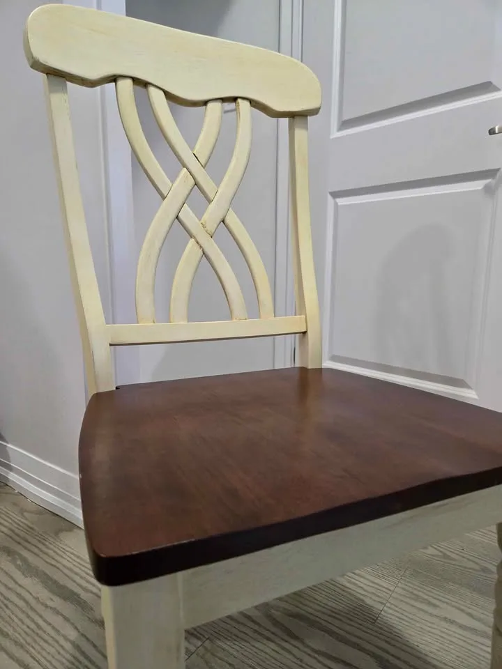 Brunico Two-Tone Antique Dining Chairs (Set of 2) image indicator(4)