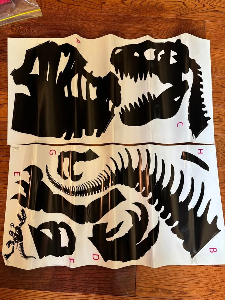 Dinosaur wall decals skeleton - photo 2
