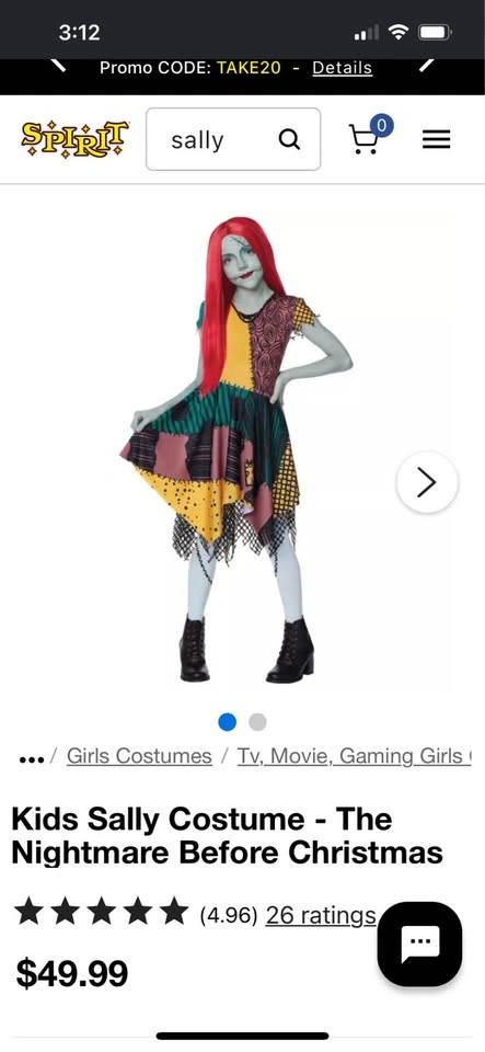 SPIRIT Halloween costume “Sally”. Size M (8-10) - photo 2