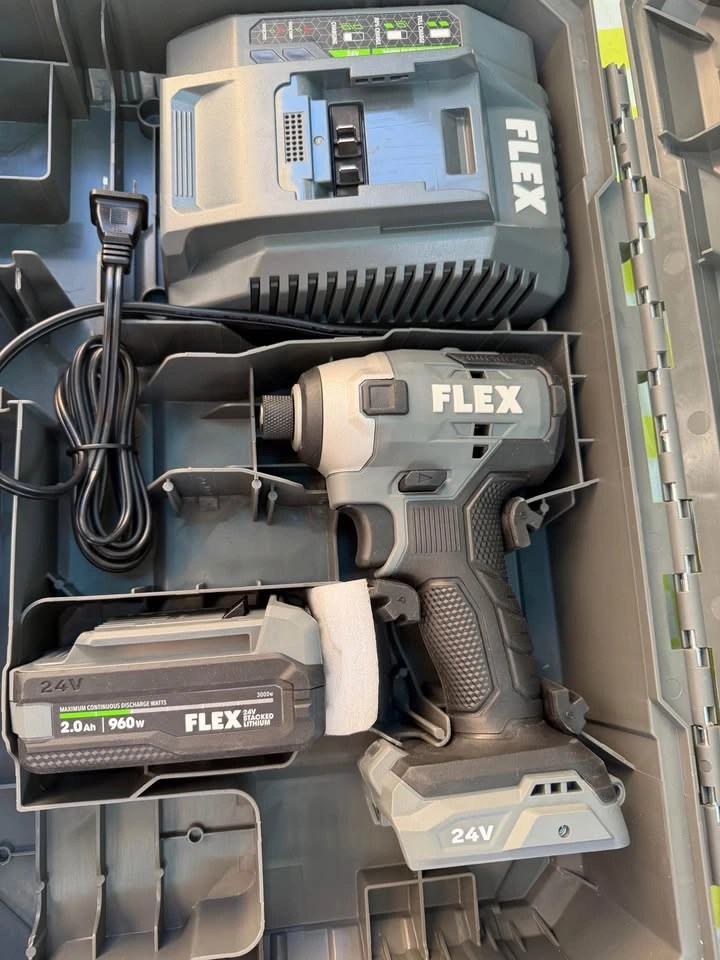 Flex 24V Cordless Impact Driver Kit – Battery & Charger - photo 2
