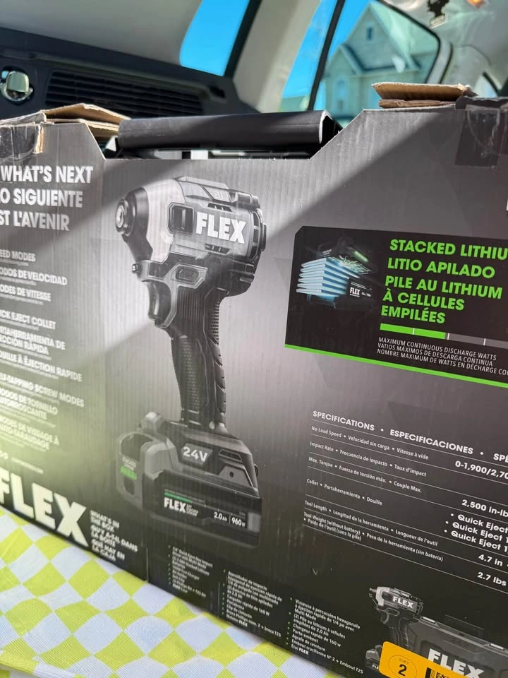 Flex 24V Cordless Impact Driver Kit – Battery & Charger - photo 4