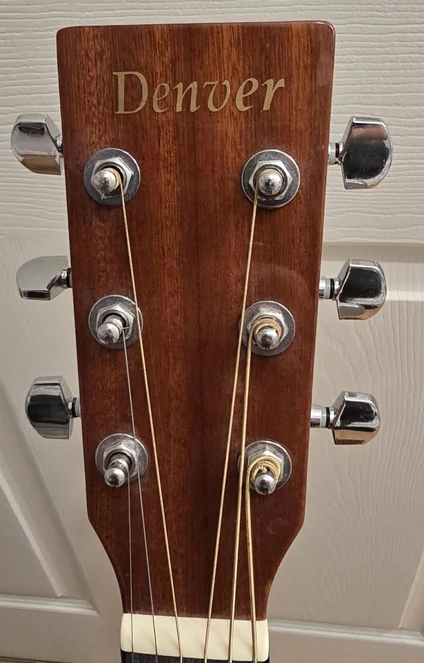 Denver LEFT-HANDED short-scale kids beginner acoustic guitar - photo 3