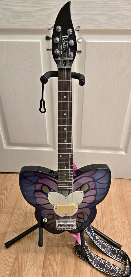 Daisy Rock Debutante Butterfly Left-Handed Electric Guitar