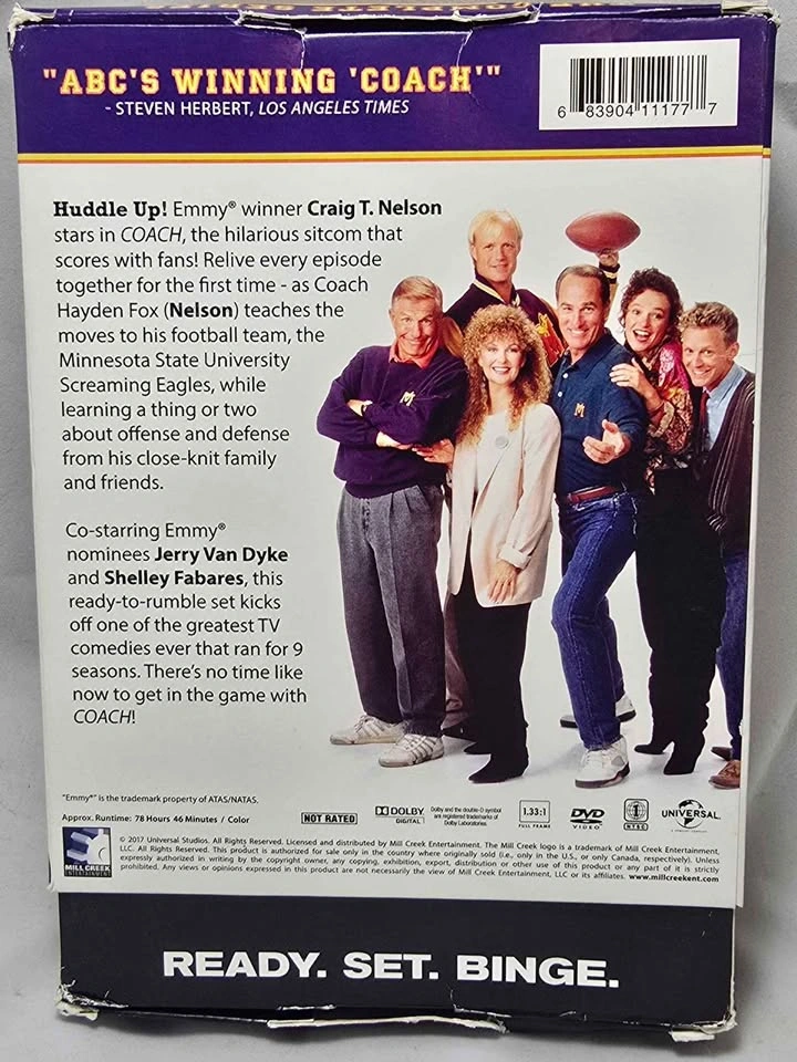 COACH TV sitcom the complete series on DVD 18 discs 200 episodes - photo 2