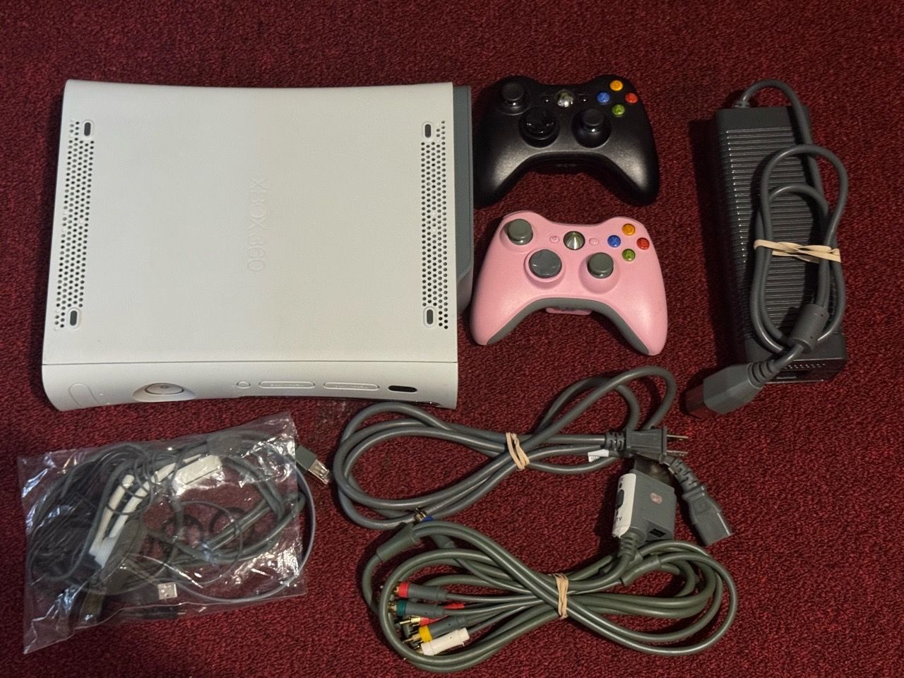Xbox 360 Console Bundle with Two Controllers