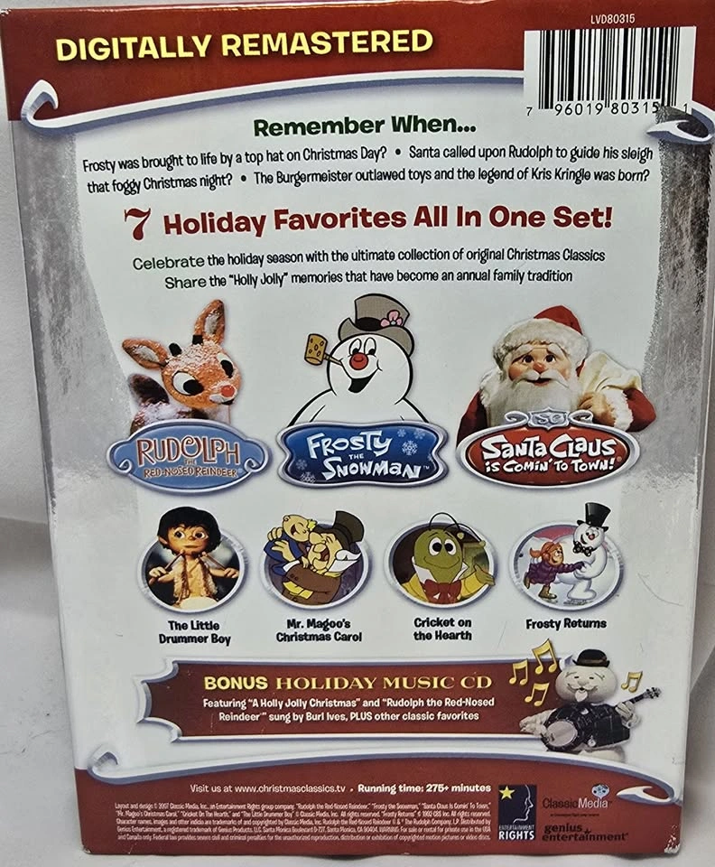 Christmas Classics TV Specials DVD, Blu-ray, VHS - photo 3