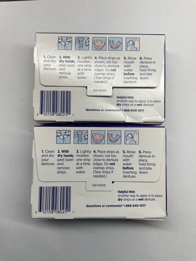 Poligrip Comfort Seal Strips - two boxes - photo 3