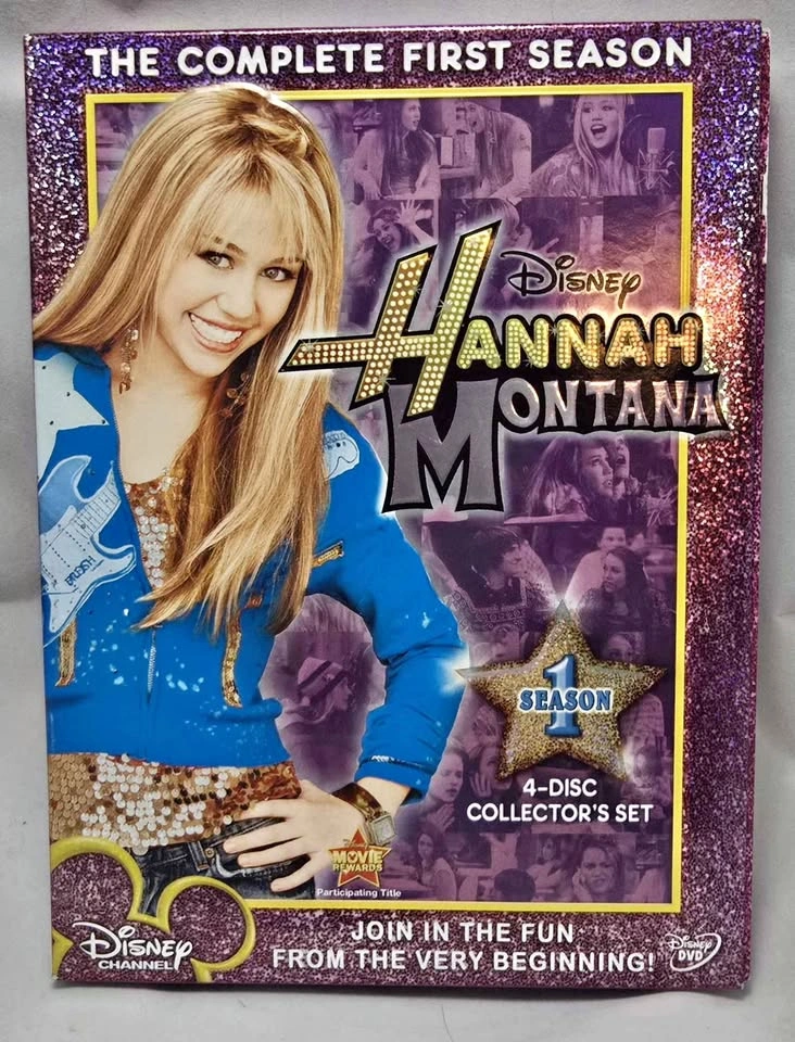 Hannah Montana complete first season 4 disc collector's DVD box