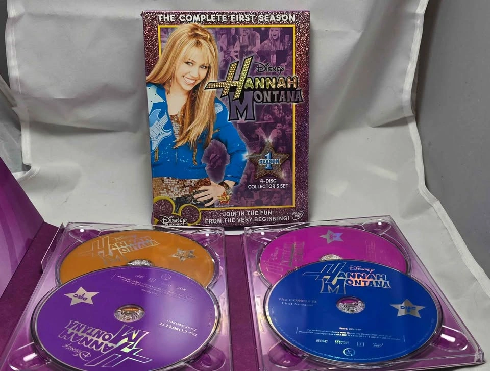Hannah Montana complete first season 4 disc collector's DVD box - photo 3