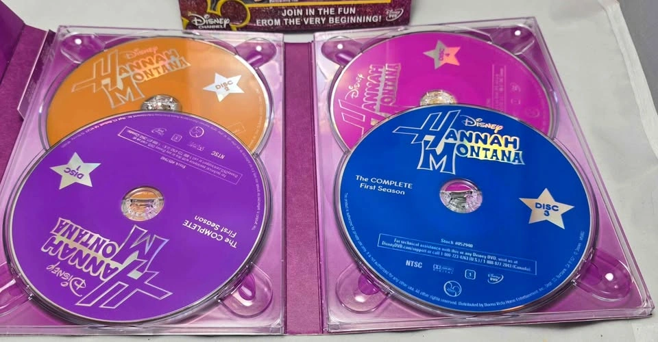 Hannah Montana complete first season 4 disc collector's DVD box - photo 4